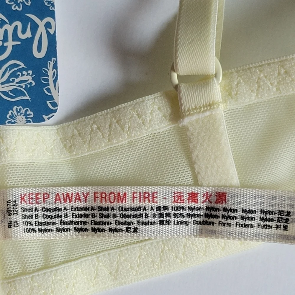 Free people NWT Veronica Yellow Lace Underwire bra.